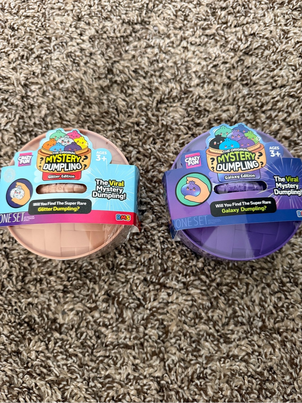 2 RMS Mystery Dumpling glitter edition + galaxy dumpling edition